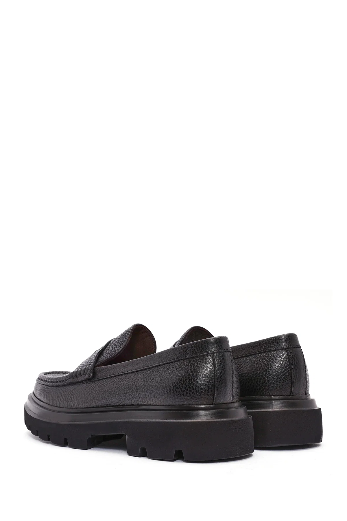 Erkek Siyah Deri Loafer - Image 5