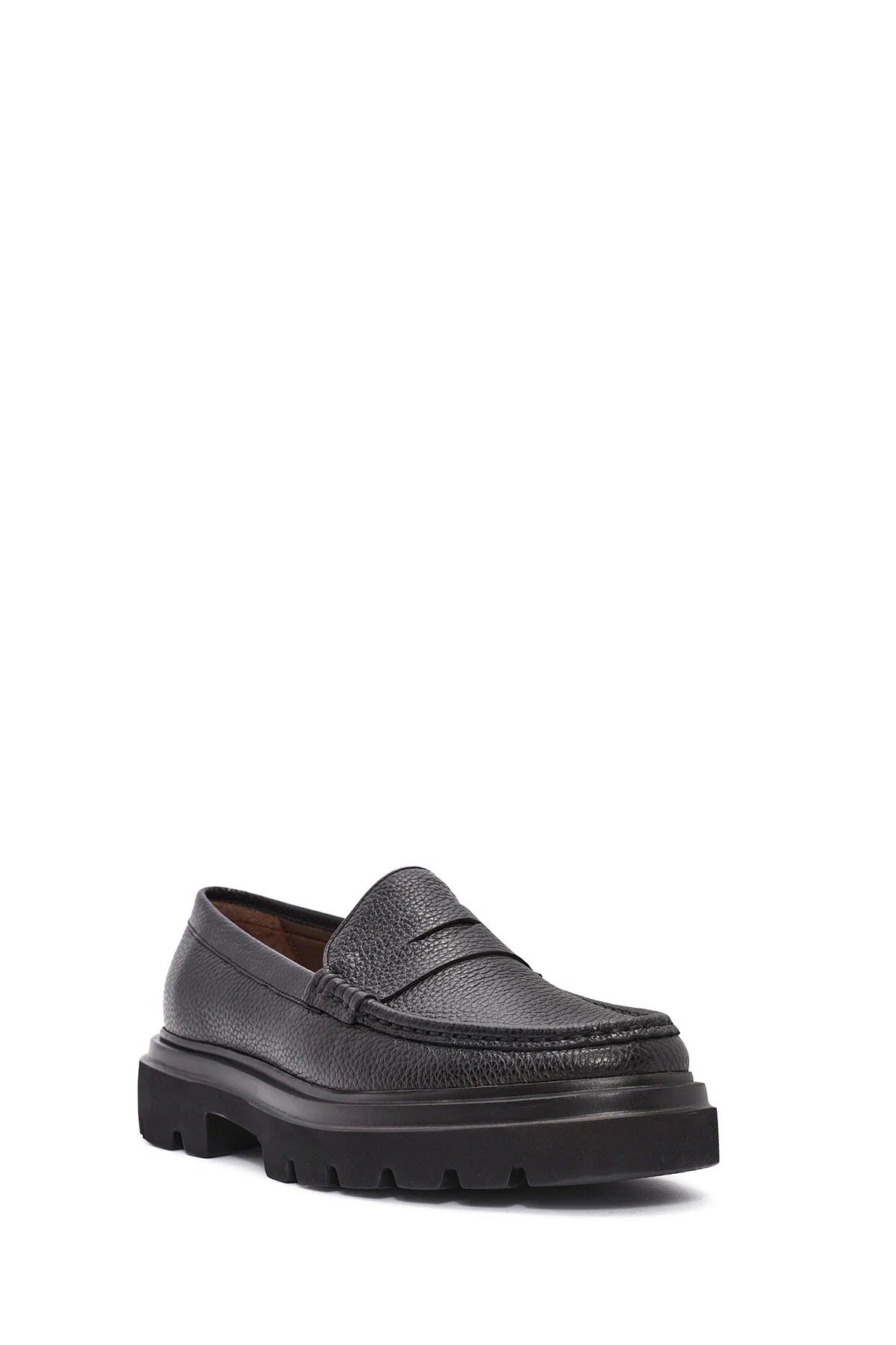 Erkek Siyah Deri Loafer - Image 6