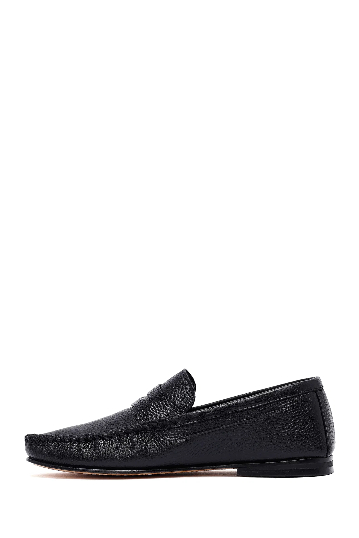 Erkek Siyah Deri Loafer - Image 2