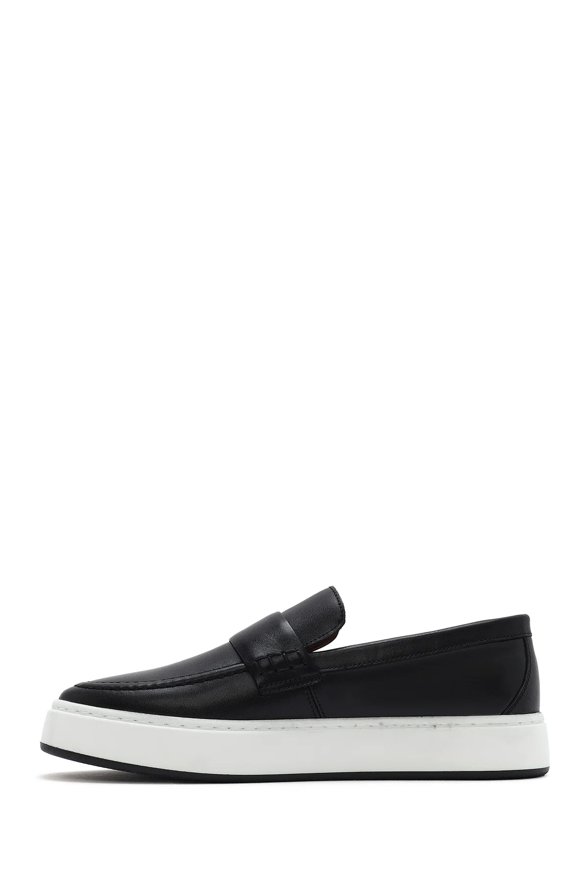 Erkek Siyah Deri Loafer - Image 4