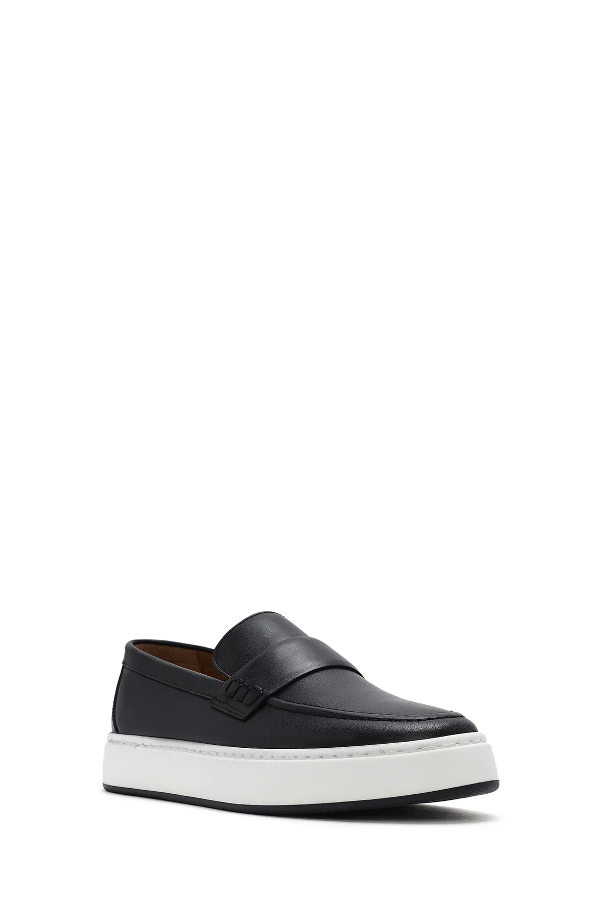 Erkek Siyah Deri Loafer - Image 7