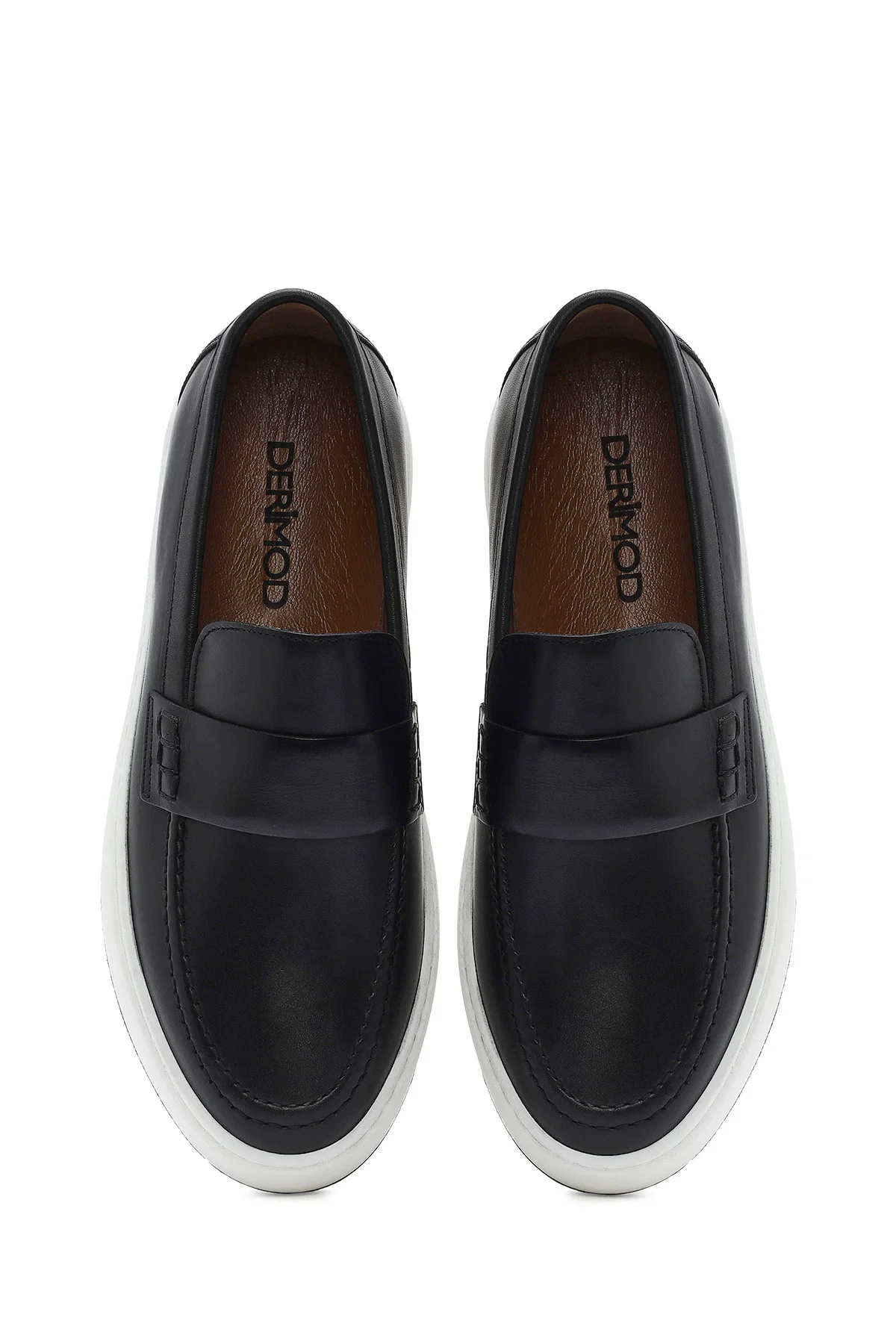 Erkek Siyah Deri Loafer - Image 8