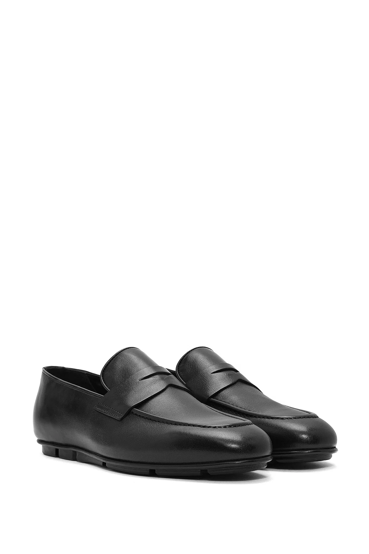 Erkek Siyah Deri Loafer - Image 3