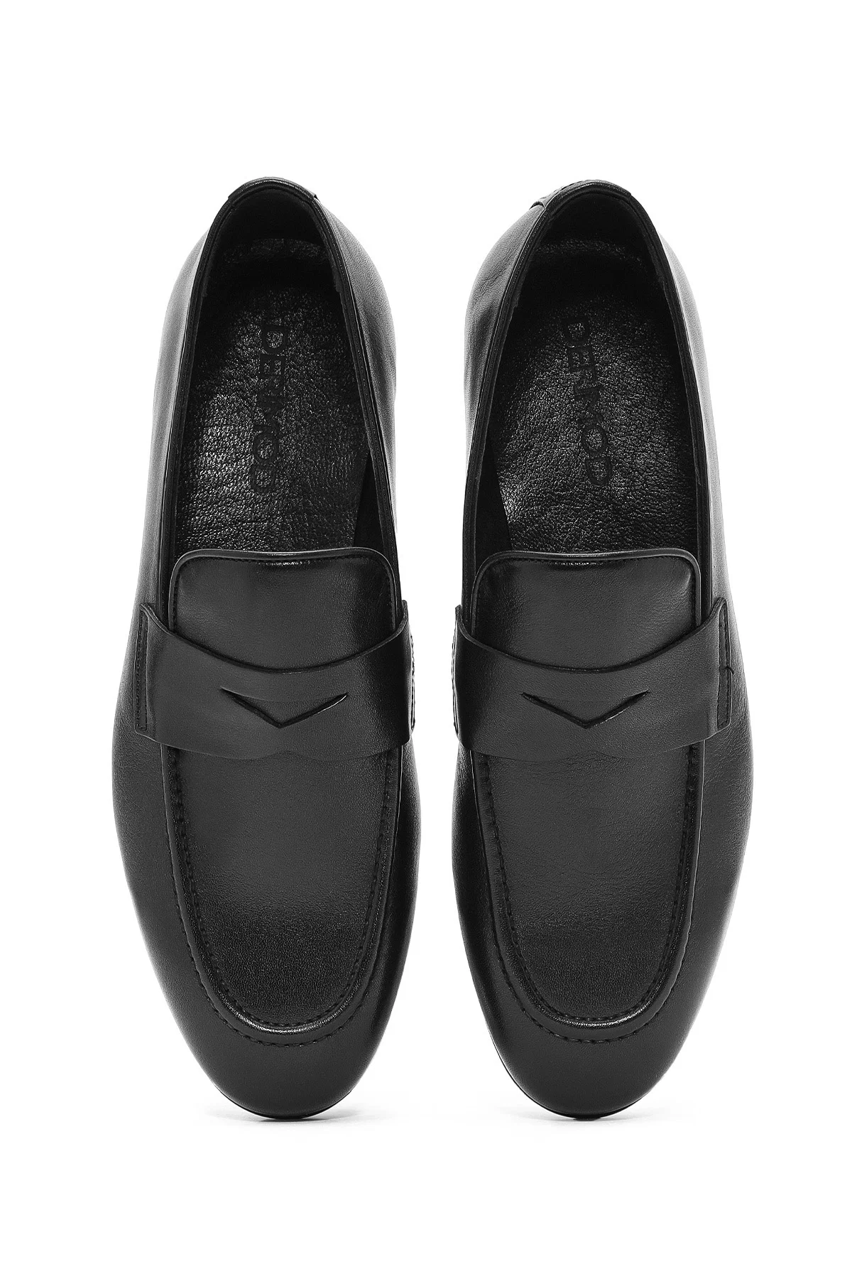 Erkek Siyah Deri Loafer - Image 7