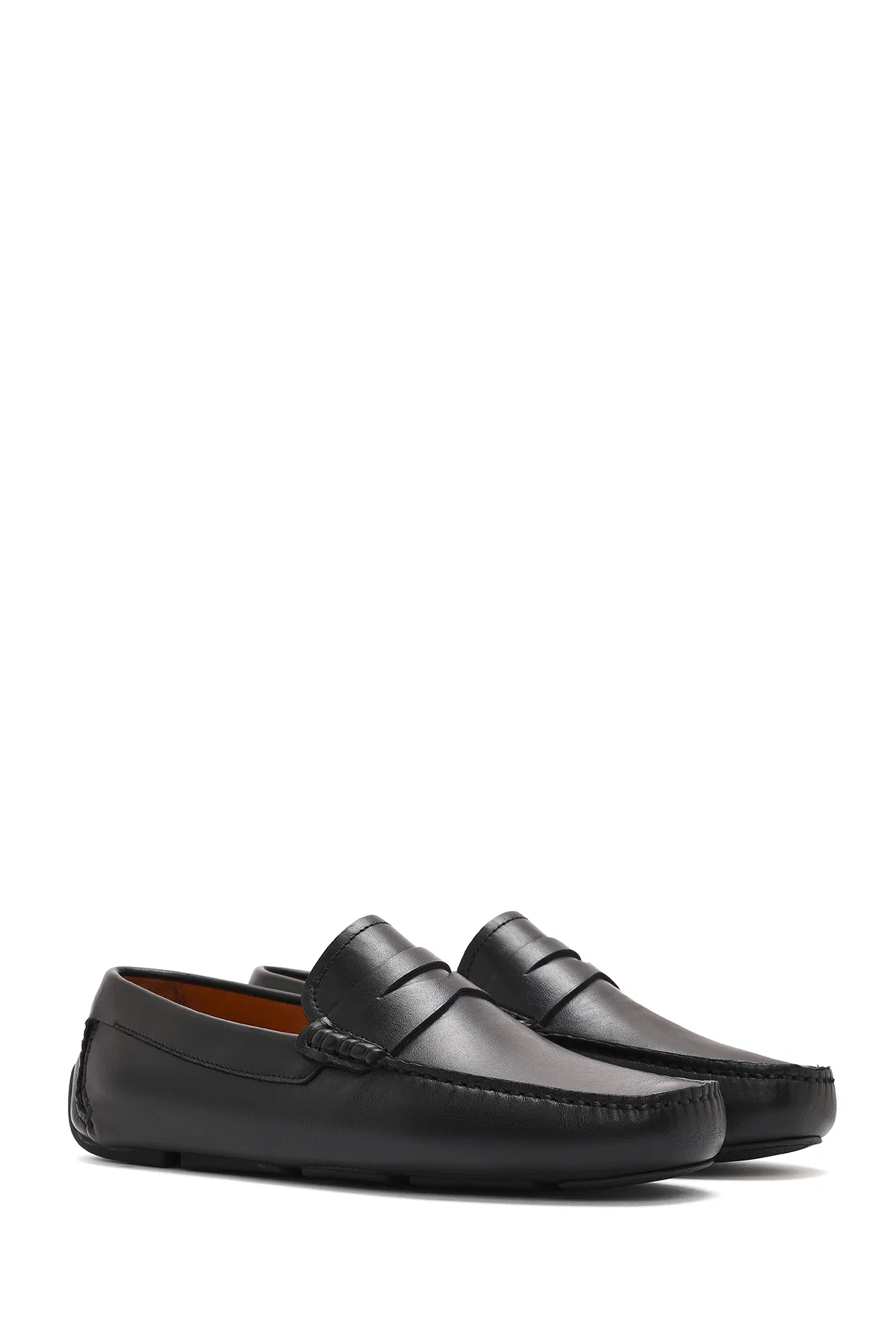 Erkek Siyah Deri Loafer - Image 3