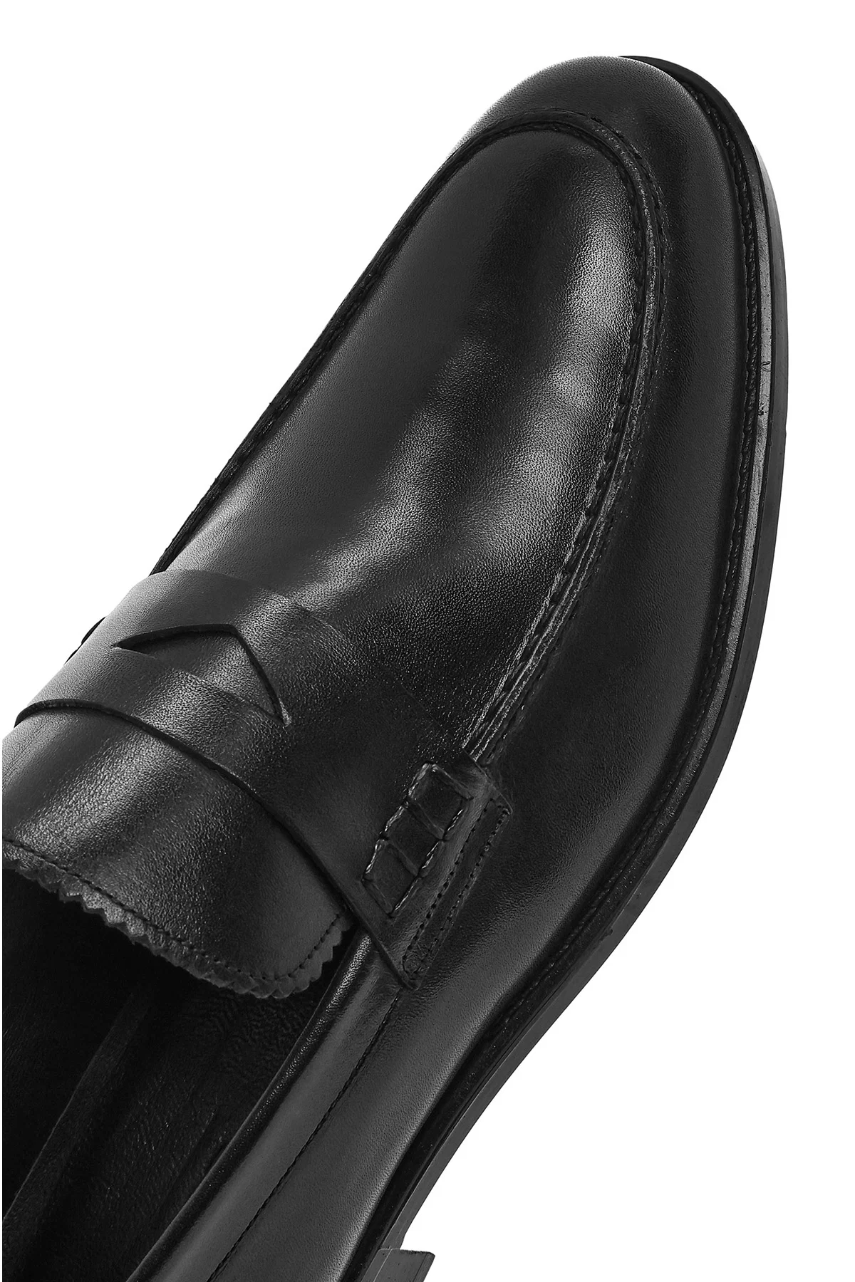 Erkek Siyah Deri Loafer - Image 10