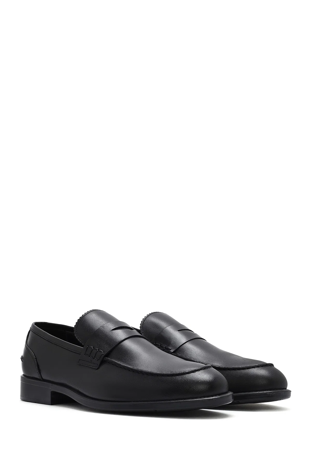 Erkek Siyah Deri Loafer - Image 3