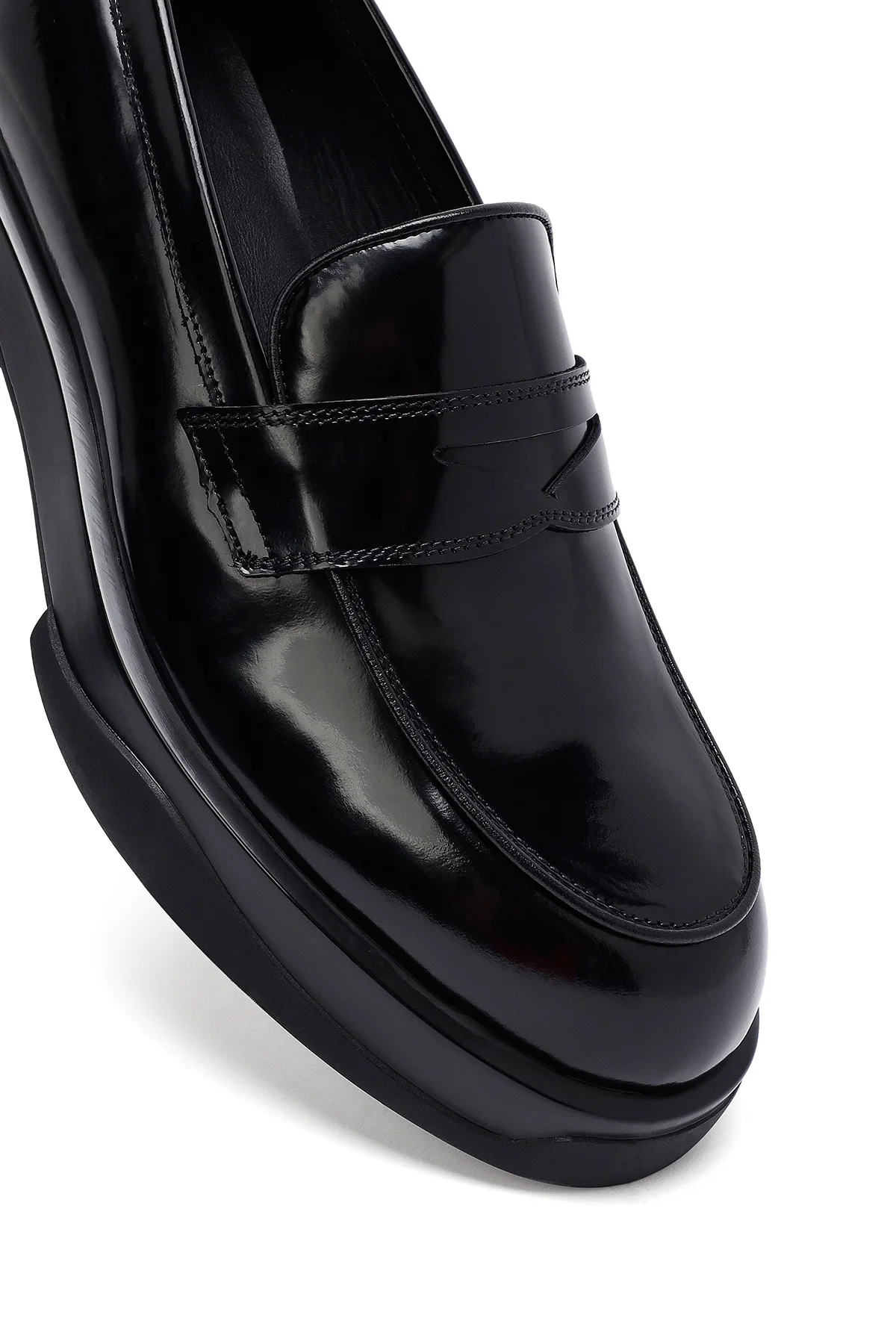 Erkek Siyah Deri Loafer - Image 10