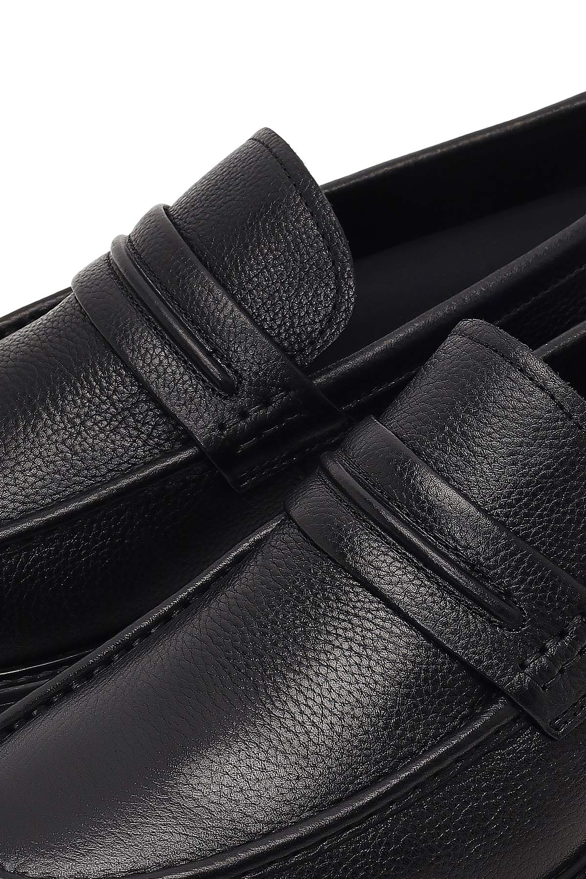 Erkek Siyah Deri Loafer - Image 10