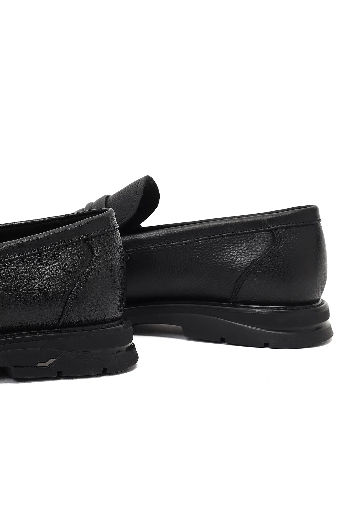 Erkek Siyah Deri Loafer - Image 12
