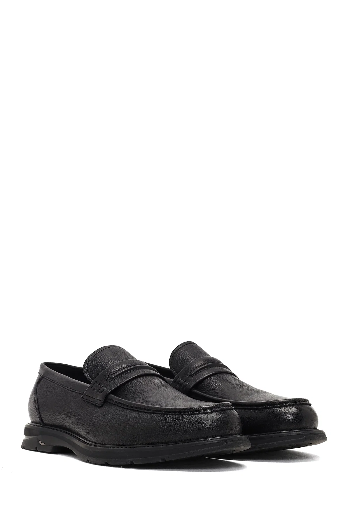 Erkek Siyah Deri Loafer - Image 3
