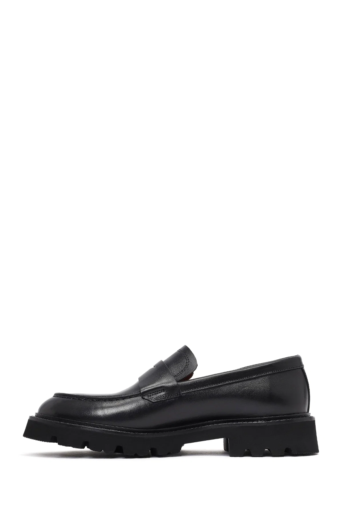Erkek Siyah Deri Loafer - Image 2