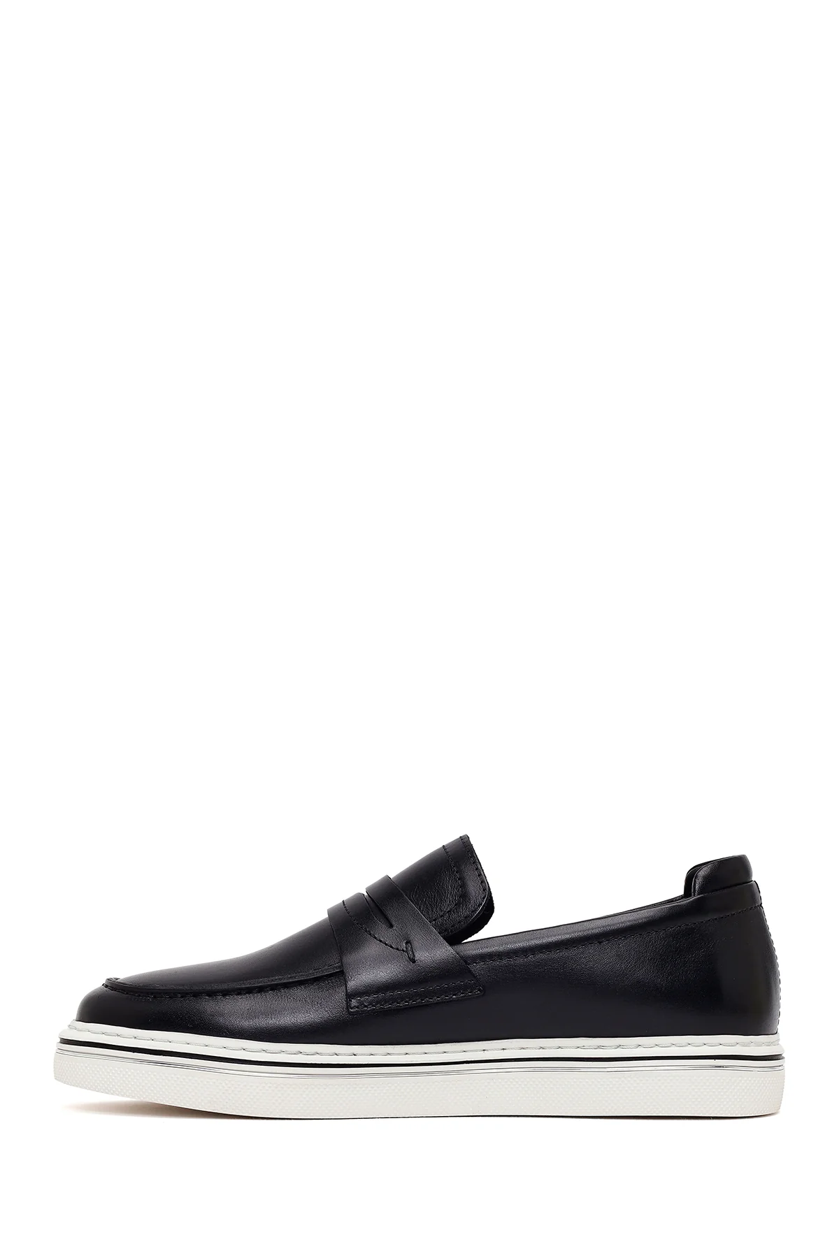 Erkek Siyah Deri Loafer - Image 3