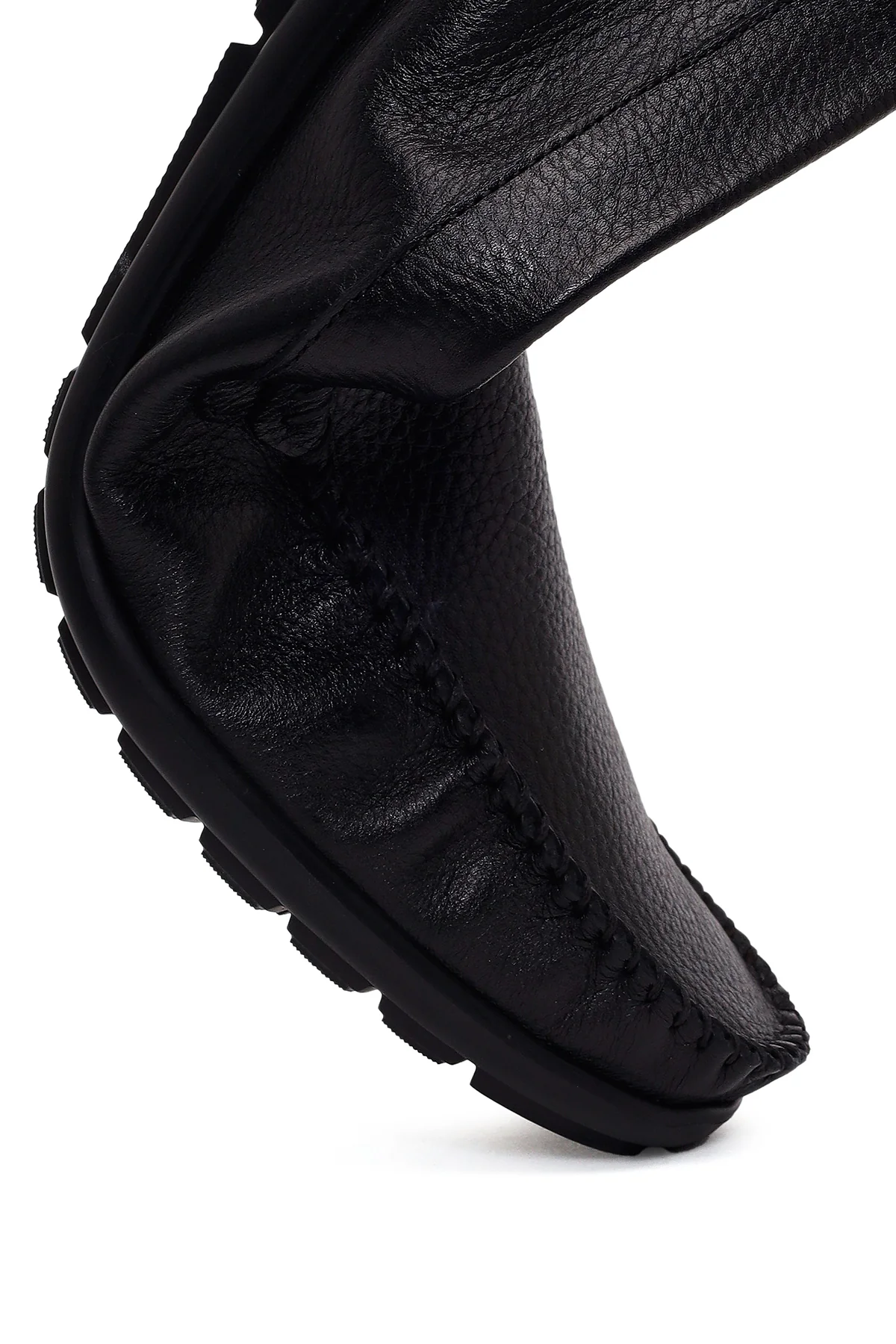 Erkek Siyah Deri Loafer - Image 10