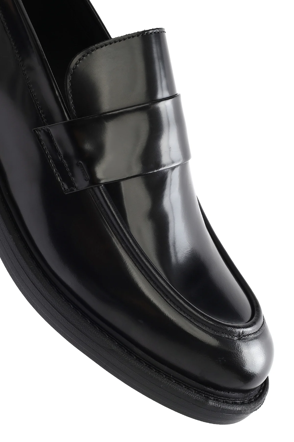 Erkek Siyah Deri Loafer - Image 10