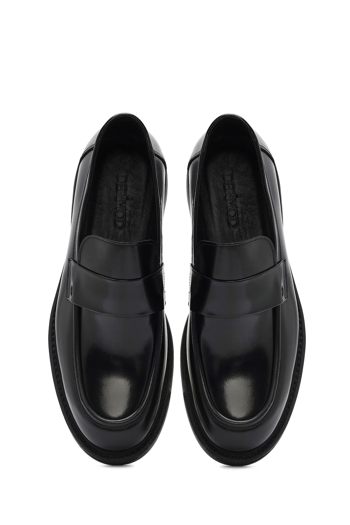 Erkek Siyah Deri Loafer - Image 4
