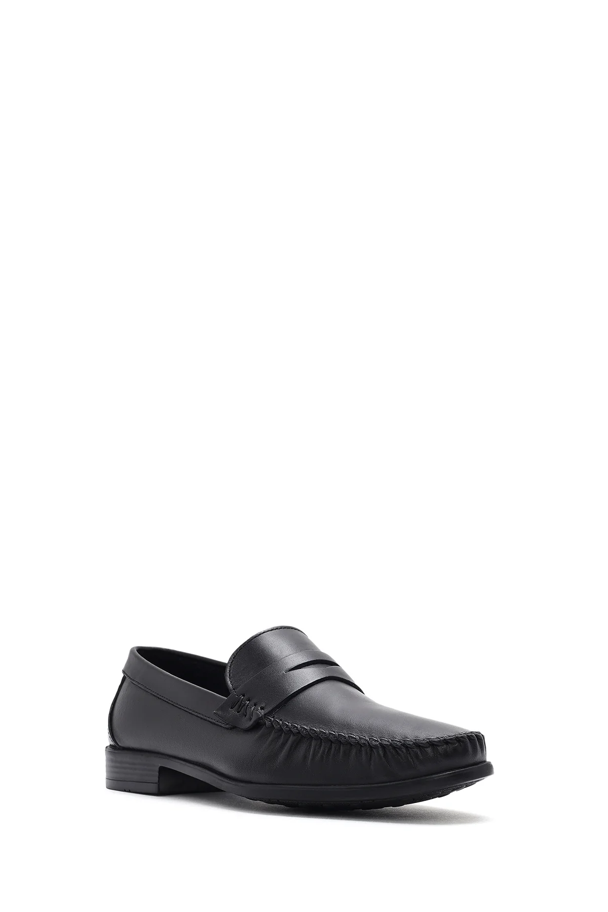 Erkek Siyah Deri Loafer - Image 7