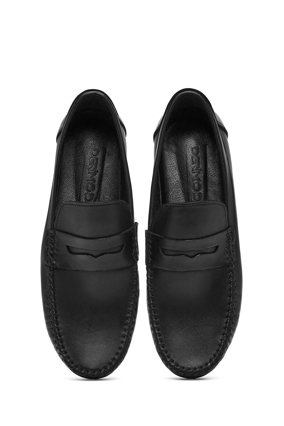 Erkek Siyah Deri Loafer - Image 4