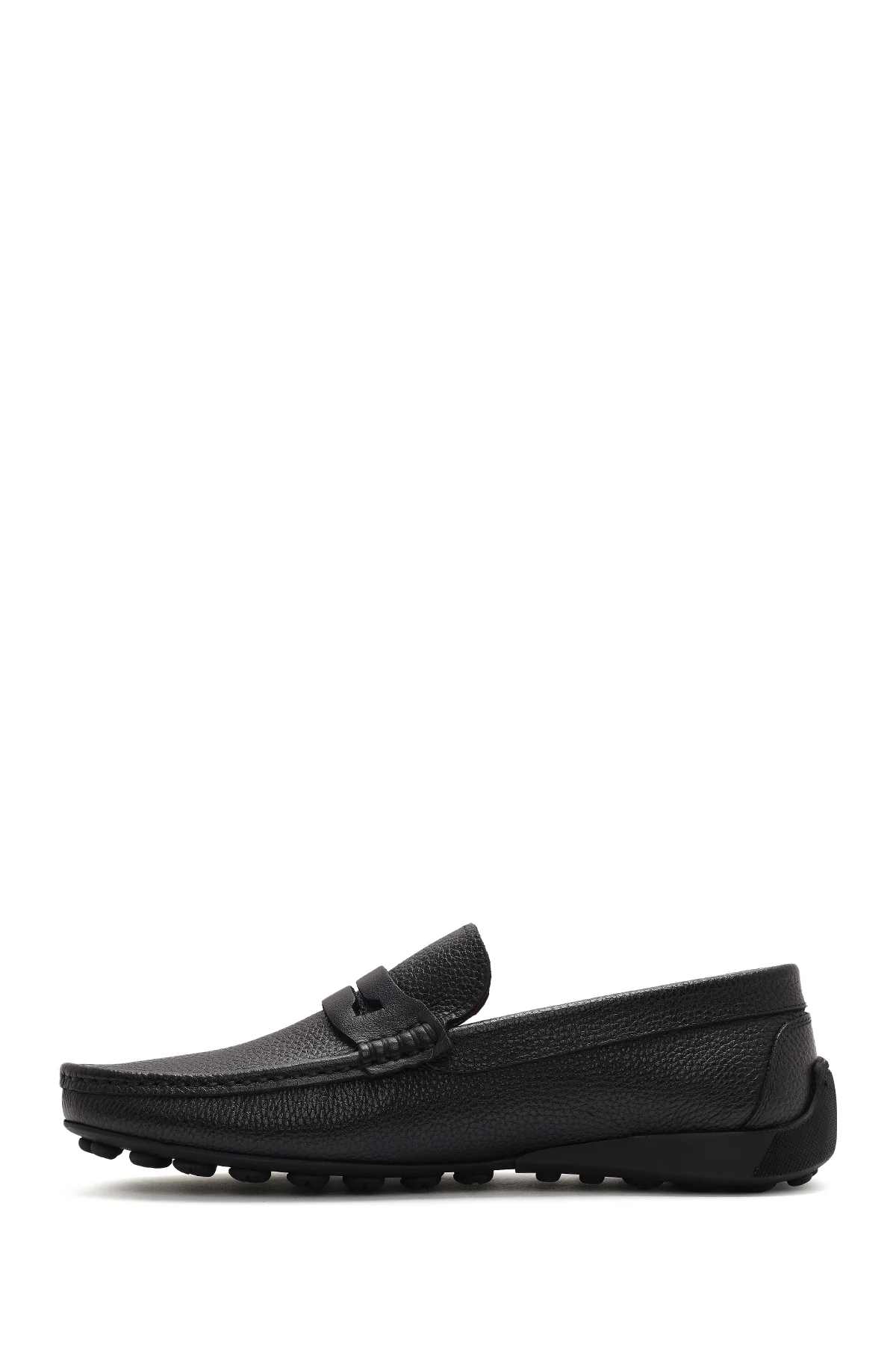 Erkek Siyah Deri Loafer - Image 3