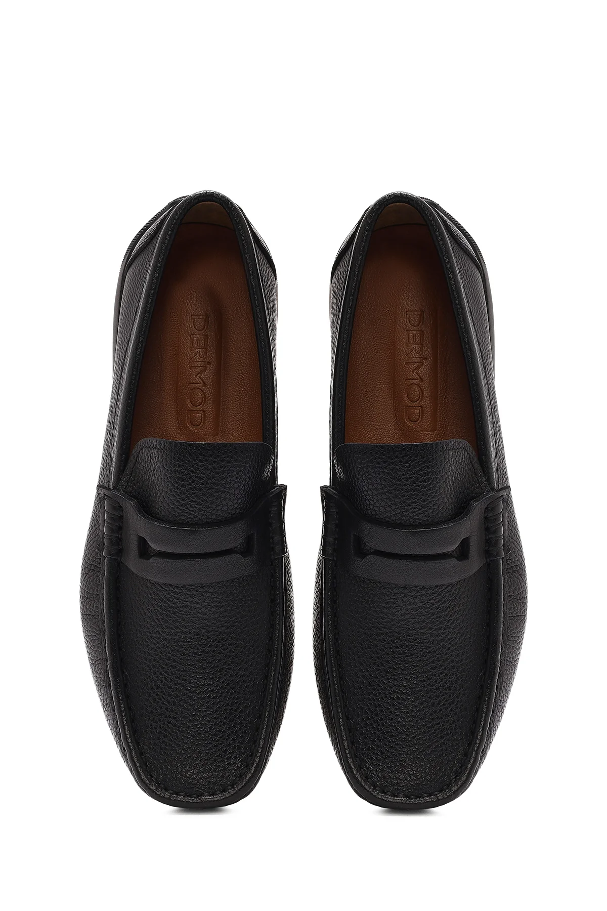 Erkek Siyah Deri Loafer - Image 4