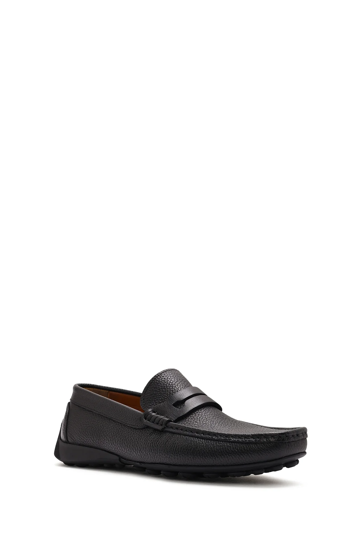 Erkek Siyah Deri Loafer - Image 7