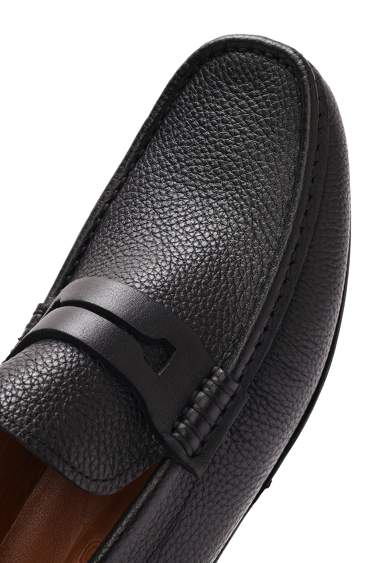 Erkek Siyah Deri Loafer - Image 9