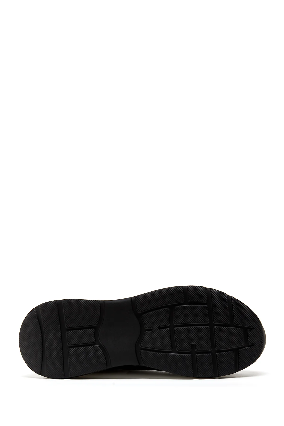 Erkek Siyah Deri Sneaker - Image 4