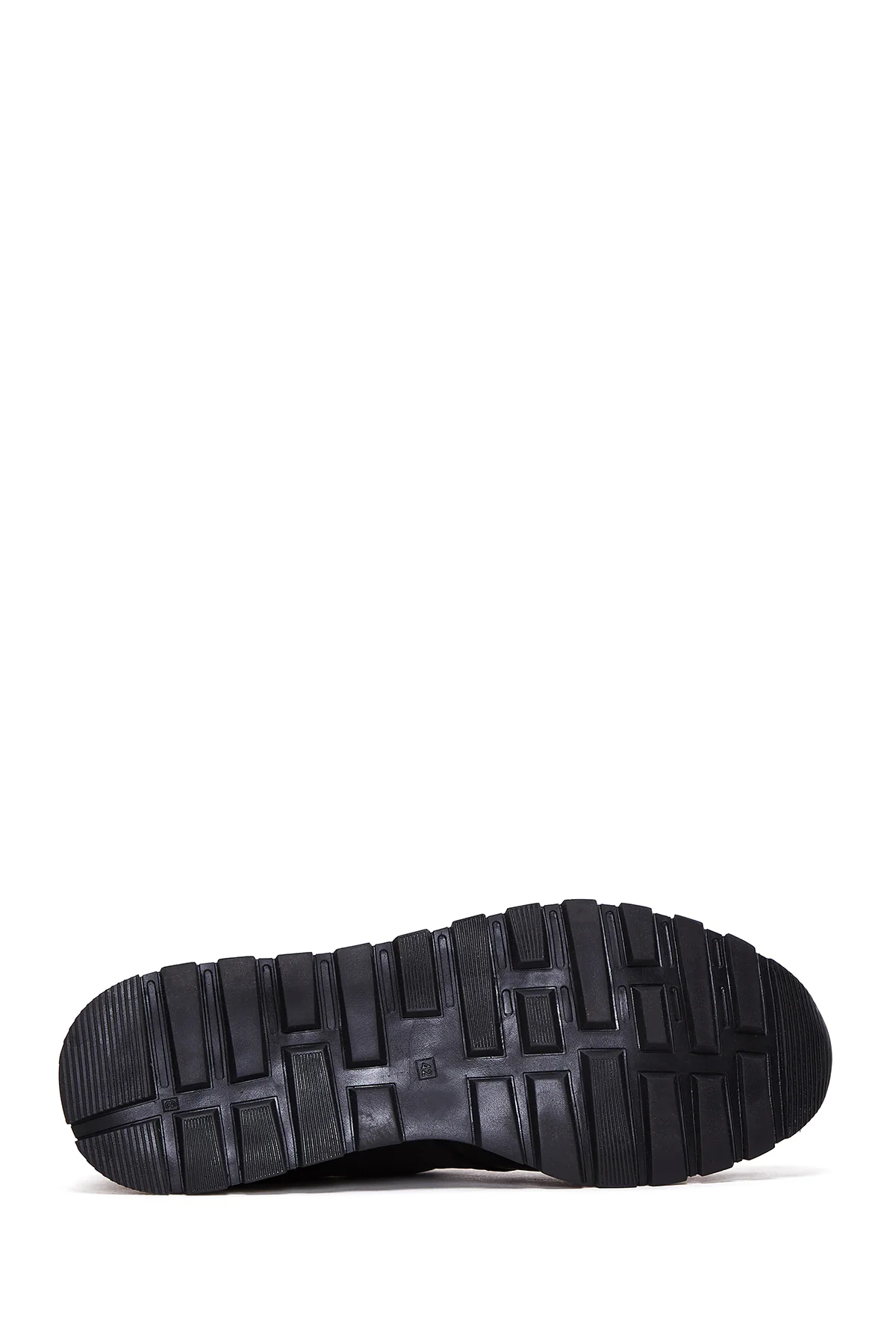 Erkek Siyah Deri Sneaker - Image 4