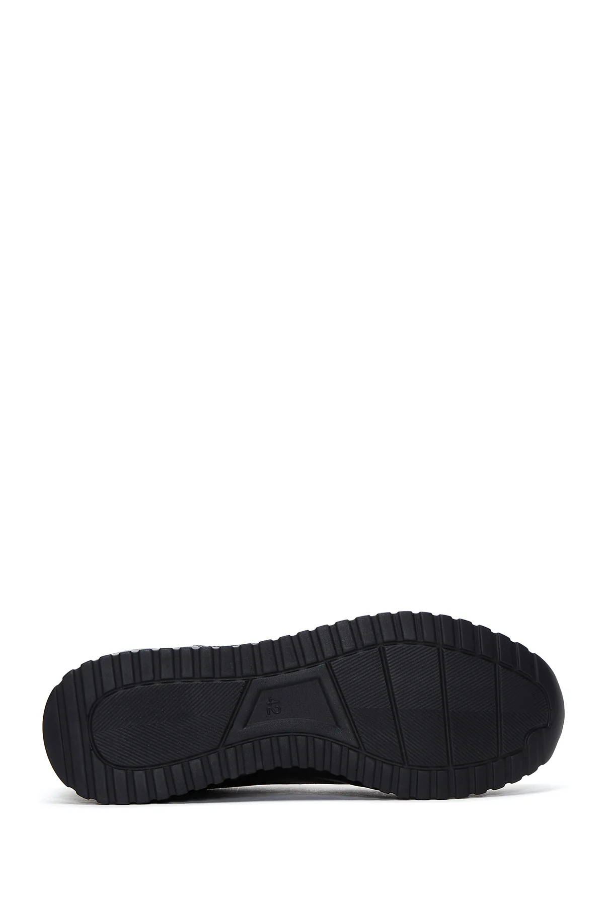 Erkek Siyah Deri Sneaker - Image 4