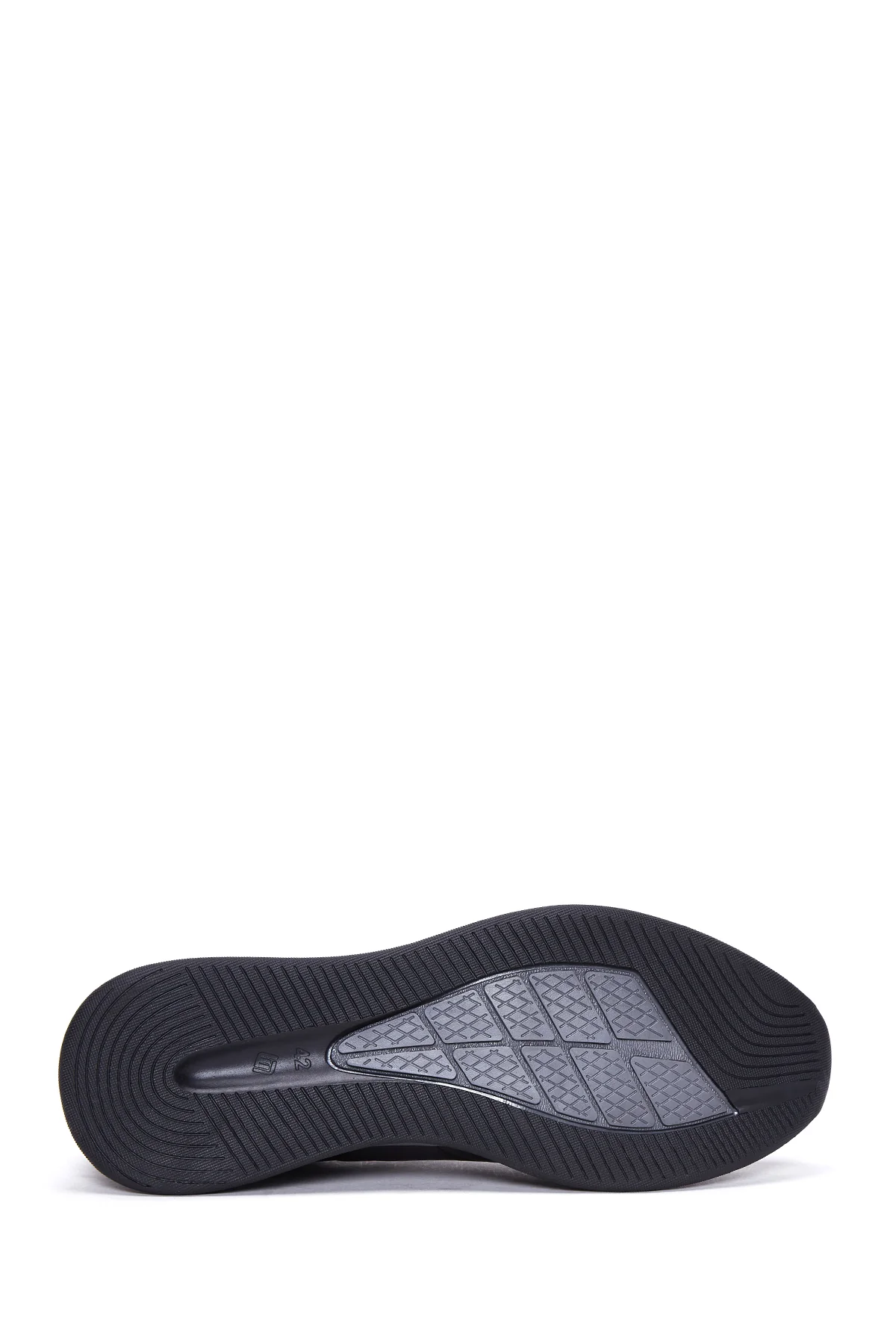 Erkek Siyah Deri Sneaker - Image 3