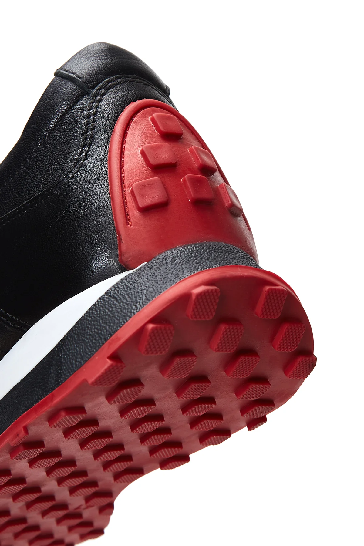 Erkek Siyah Deri Sneaker - Image 8