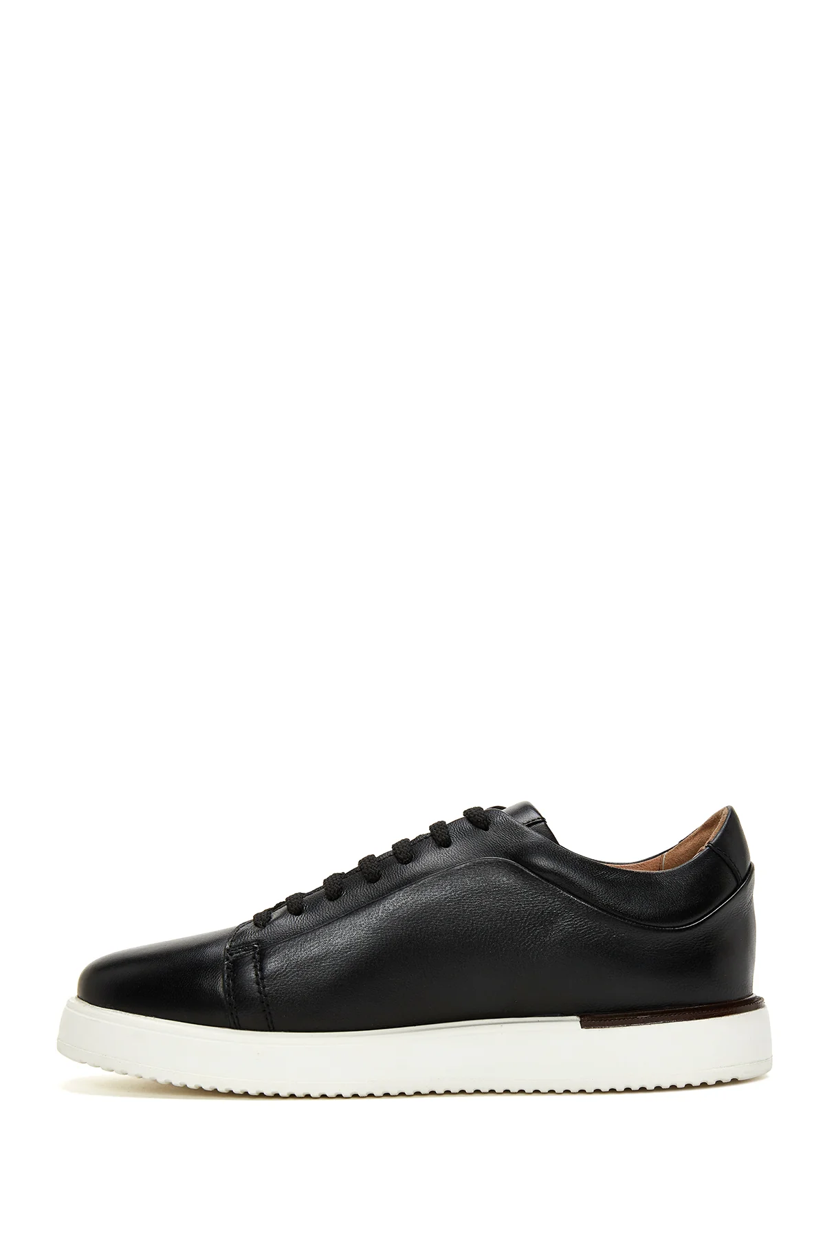 Erkek Siyah Deri Sneaker - Image 2