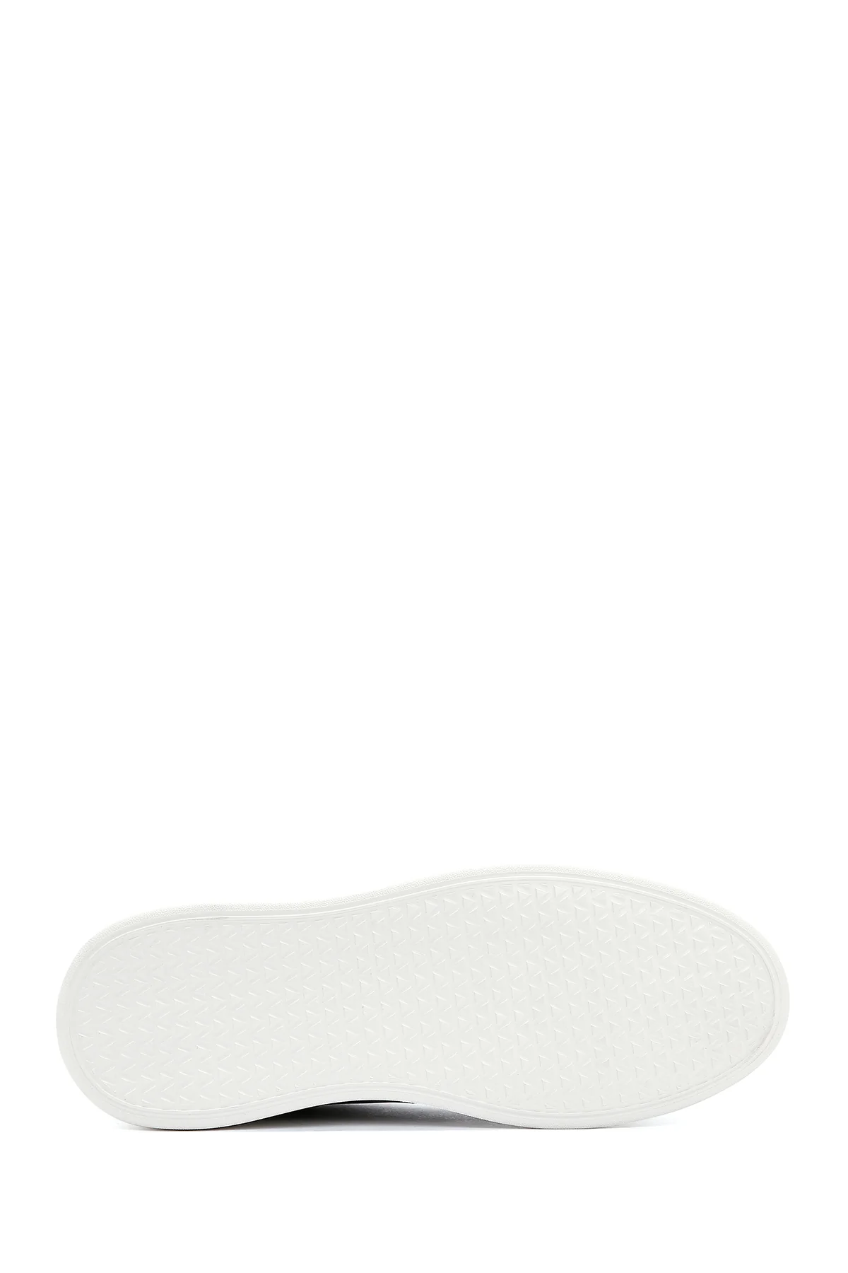 Erkek Siyah Deri Sneaker - Image 4
