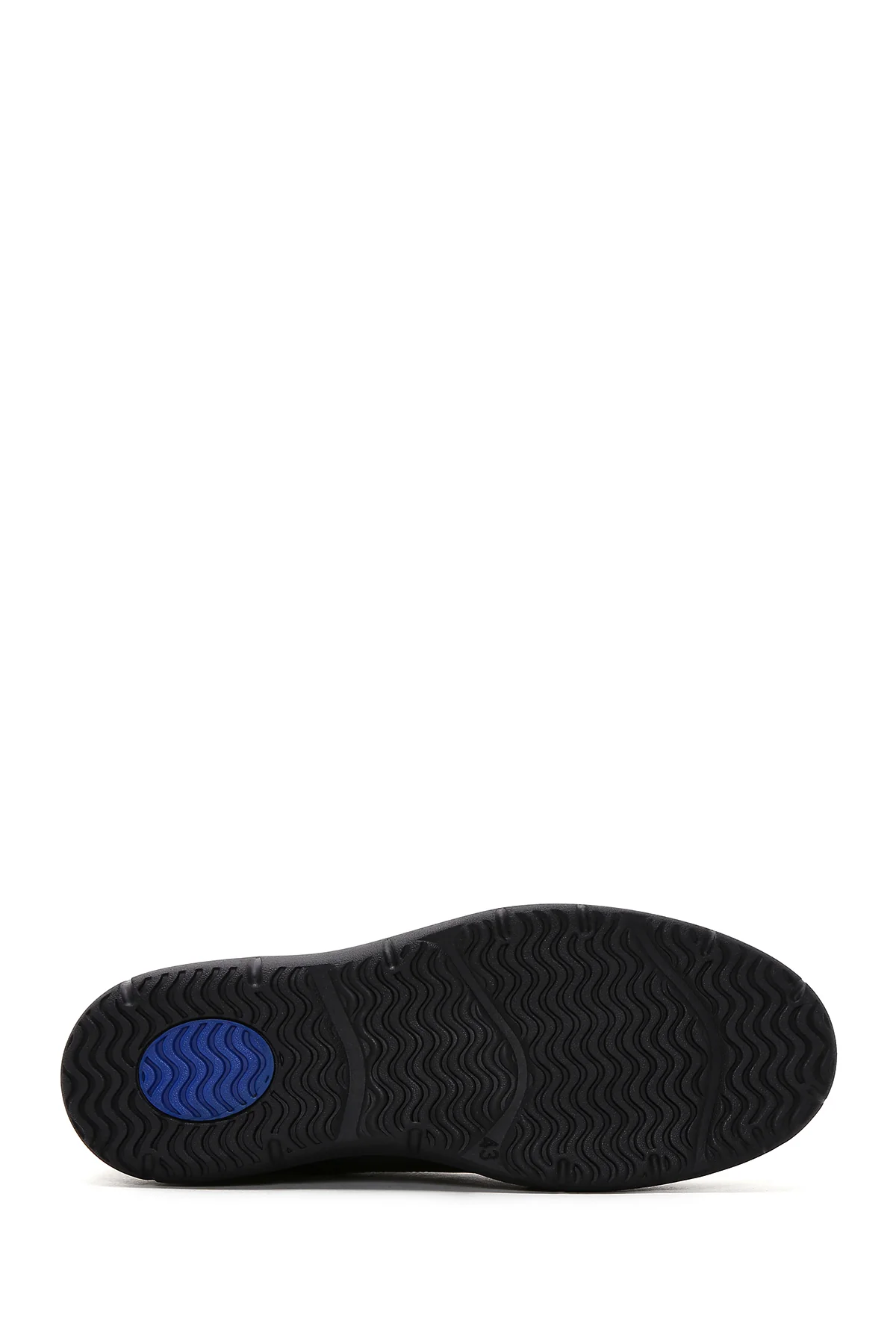 Erkek Siyah Deri Sneaker - Image 4
