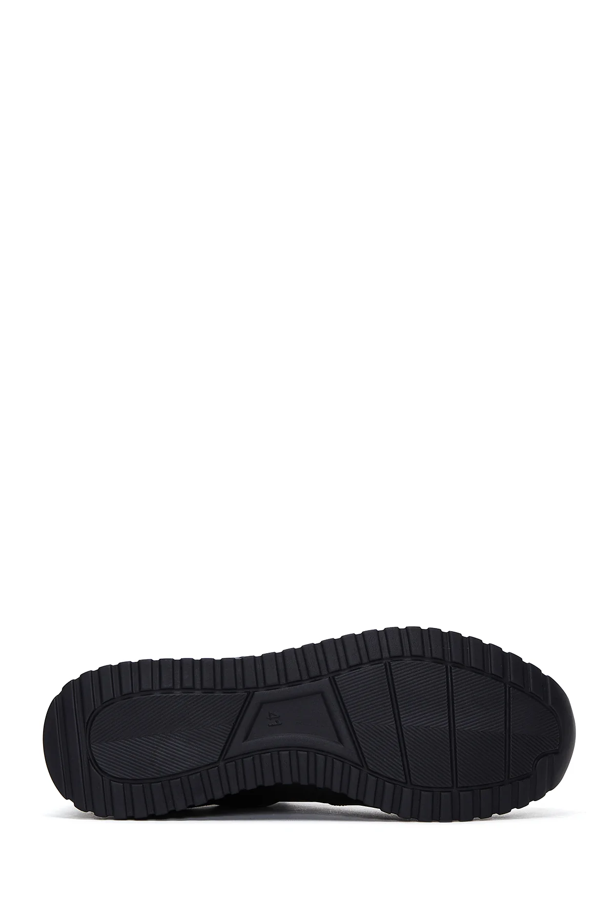 Erkek Siyah Deri Sneaker - Image 4