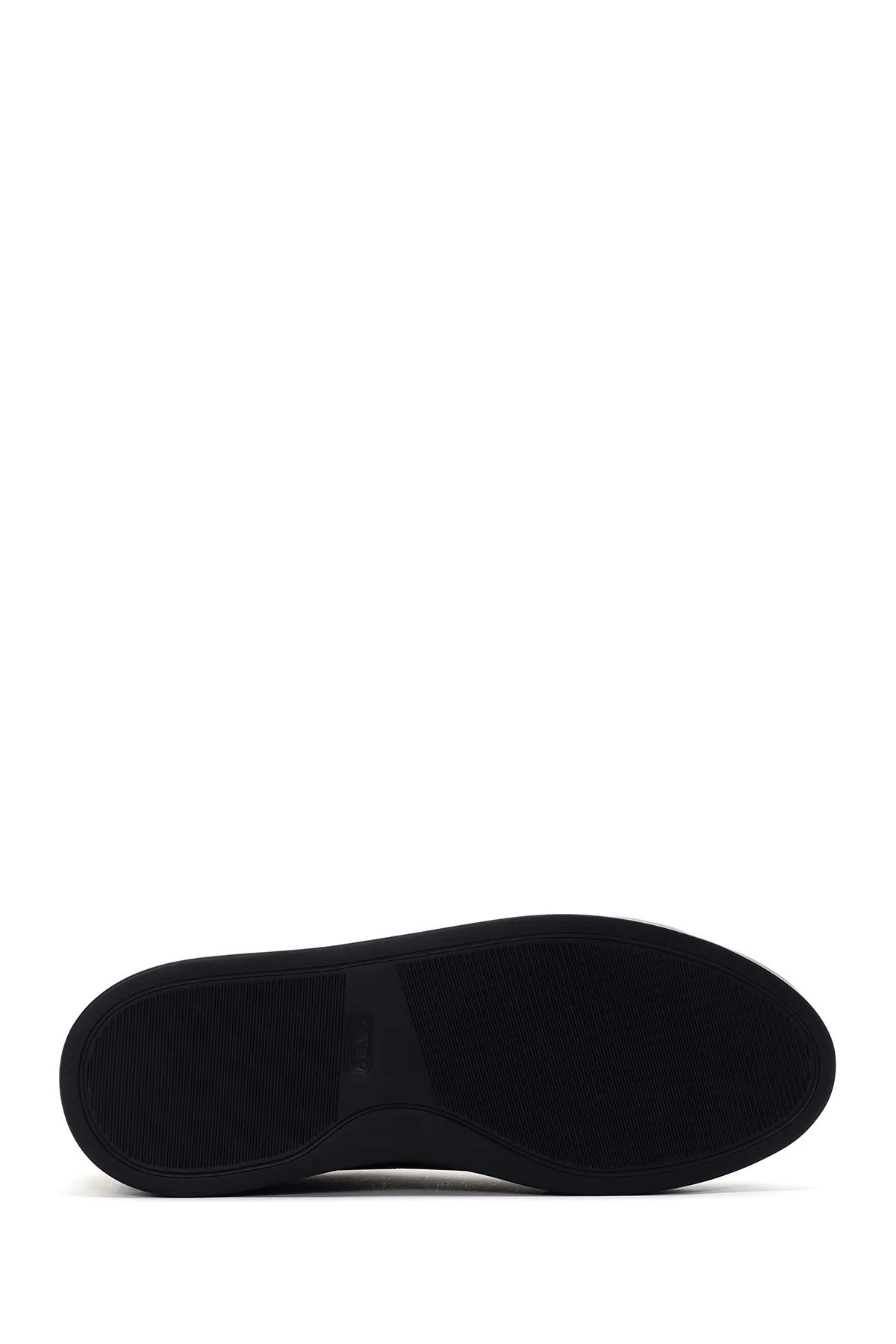 Erkek Siyah Deri Sneaker - Image 4