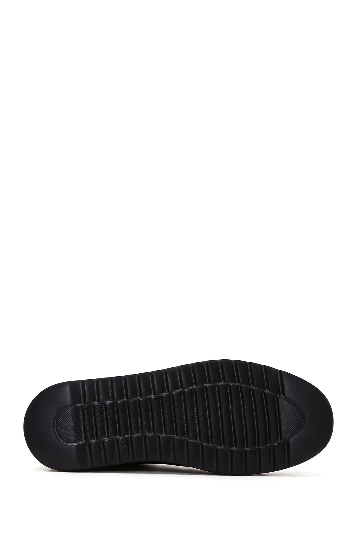 Erkek Siyah Deri Sneaker - Image 4
