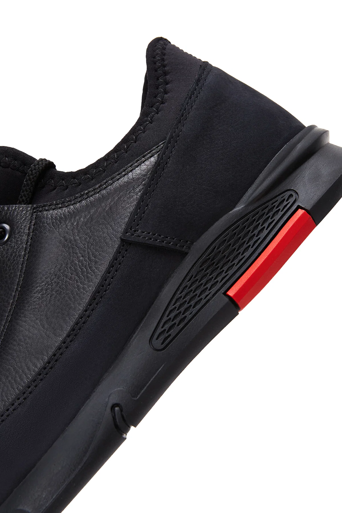 Erkek Siyah Deri Sneaker - Image 8