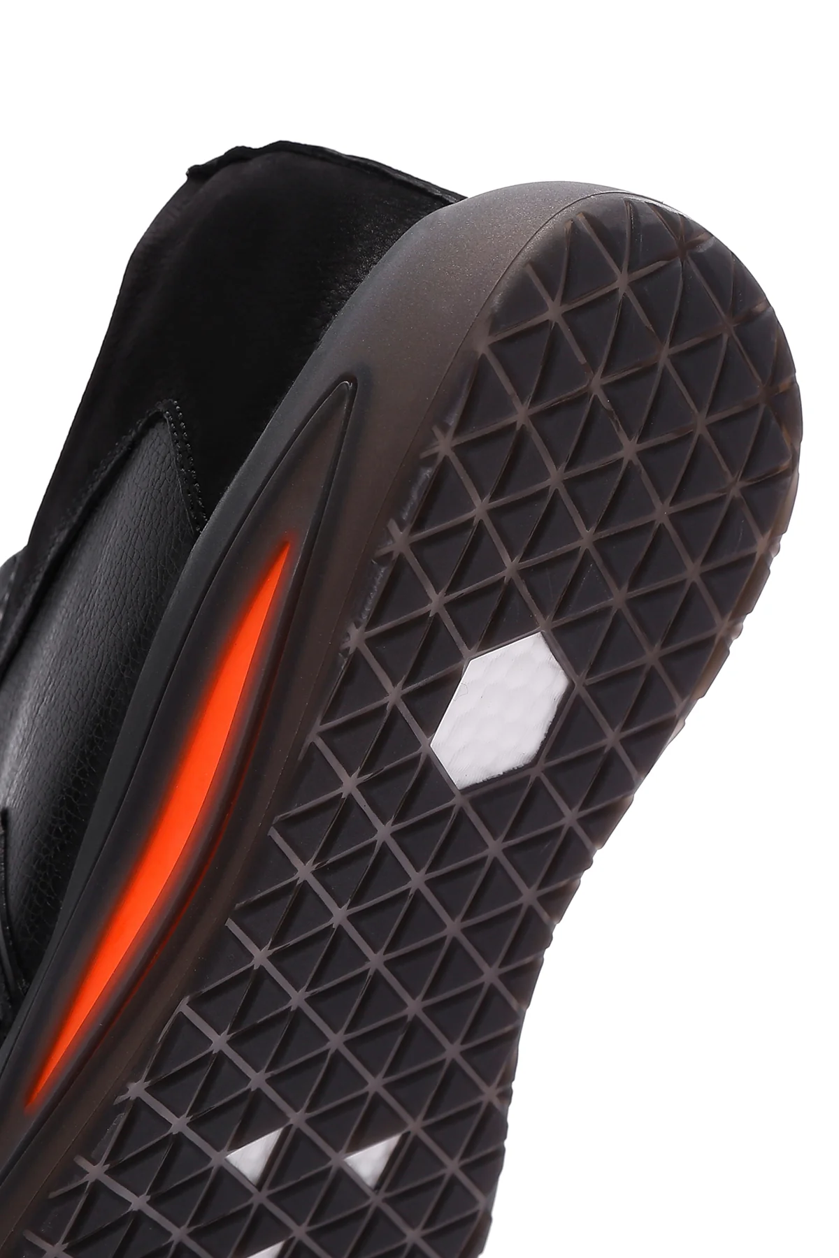 Erkek Siyah Deri Sneaker - Image 8