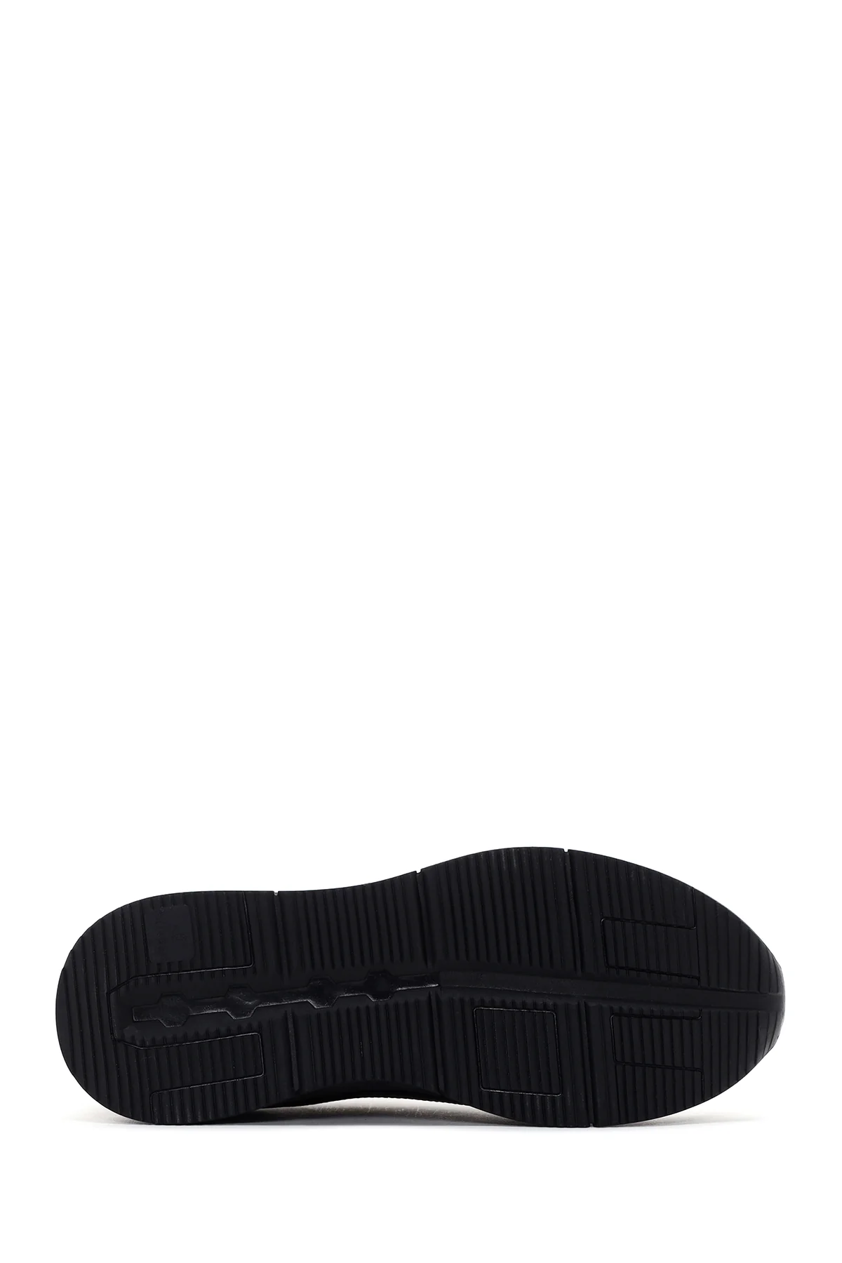 Erkek Siyah Deri Sneaker - Image 4