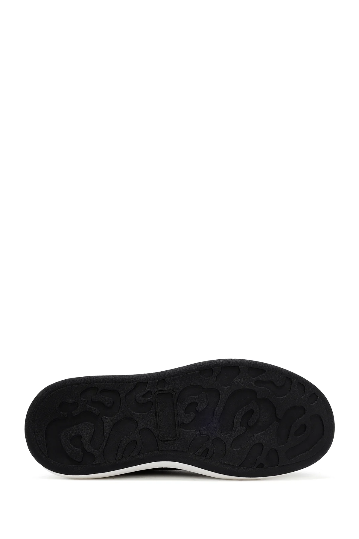 Erkek Siyah Deri Sneaker - Image 4