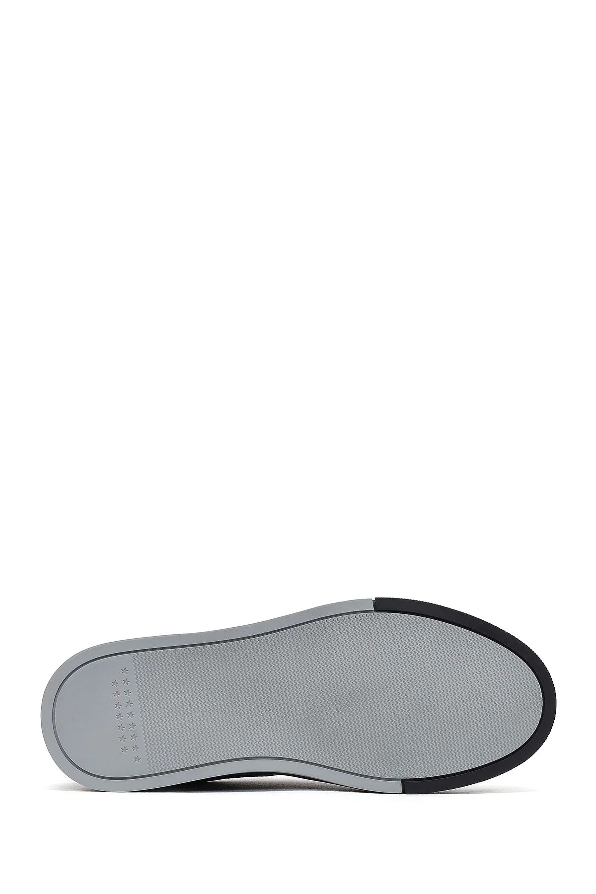 Erkek Siyah Deri Sneaker - Image 4