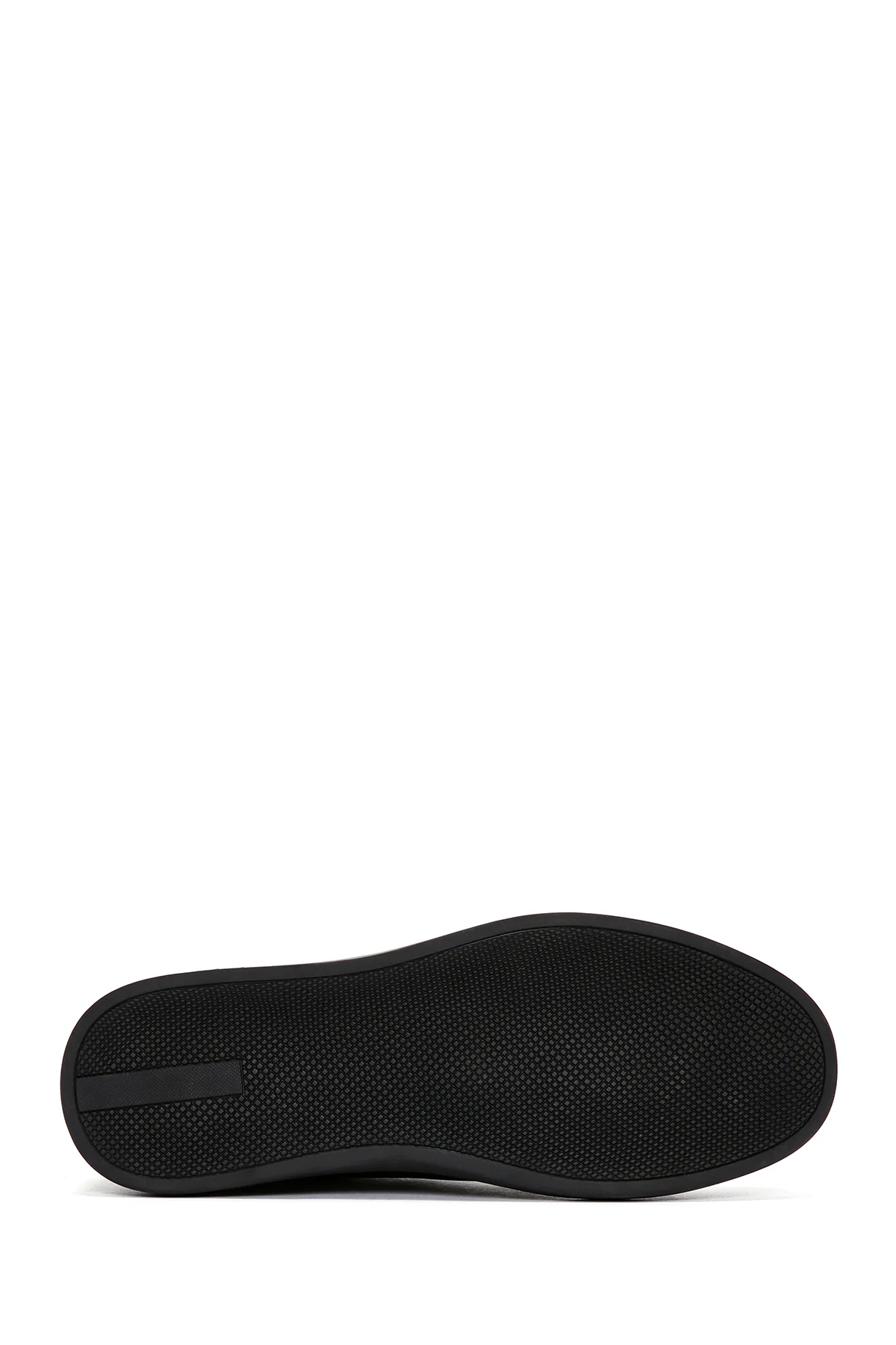 Erkek Siyah Deri Sneaker - Image 5