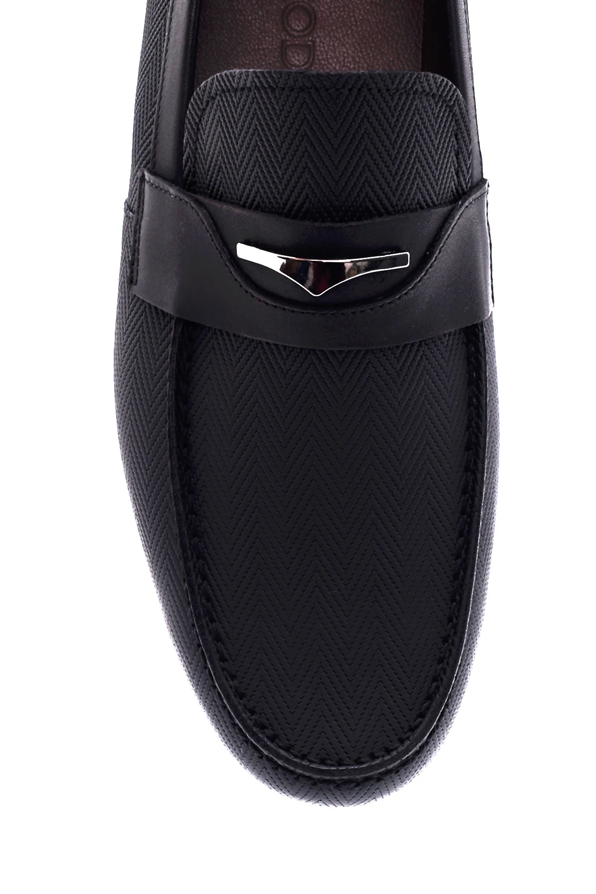 Erkek Siyah Deri Tokalı Casual Loafer - Image 6