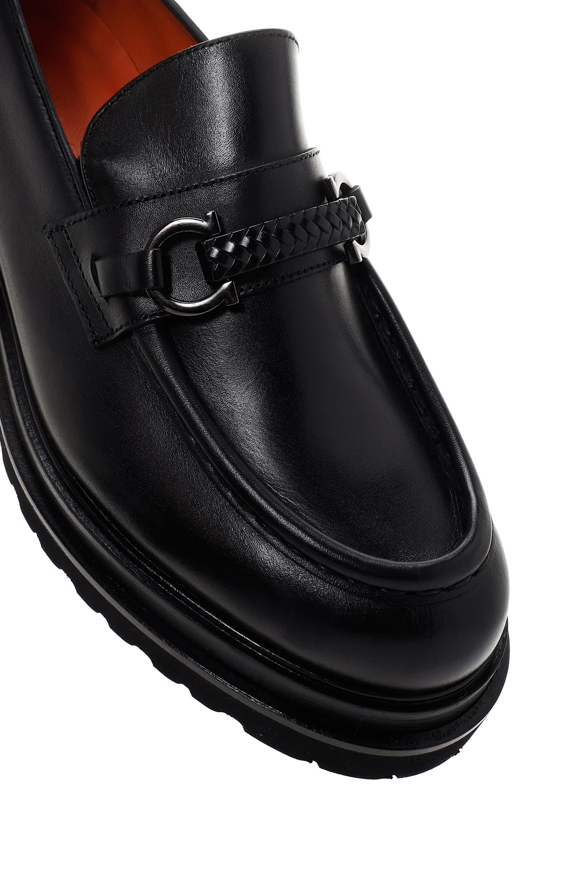 Erkek Siyah Deri Tokalı Casual Loafer - Image 9