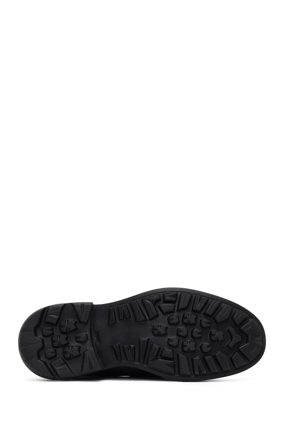 Erkek Siyah Kalın Tabanlı Deri Loafer - Image 4