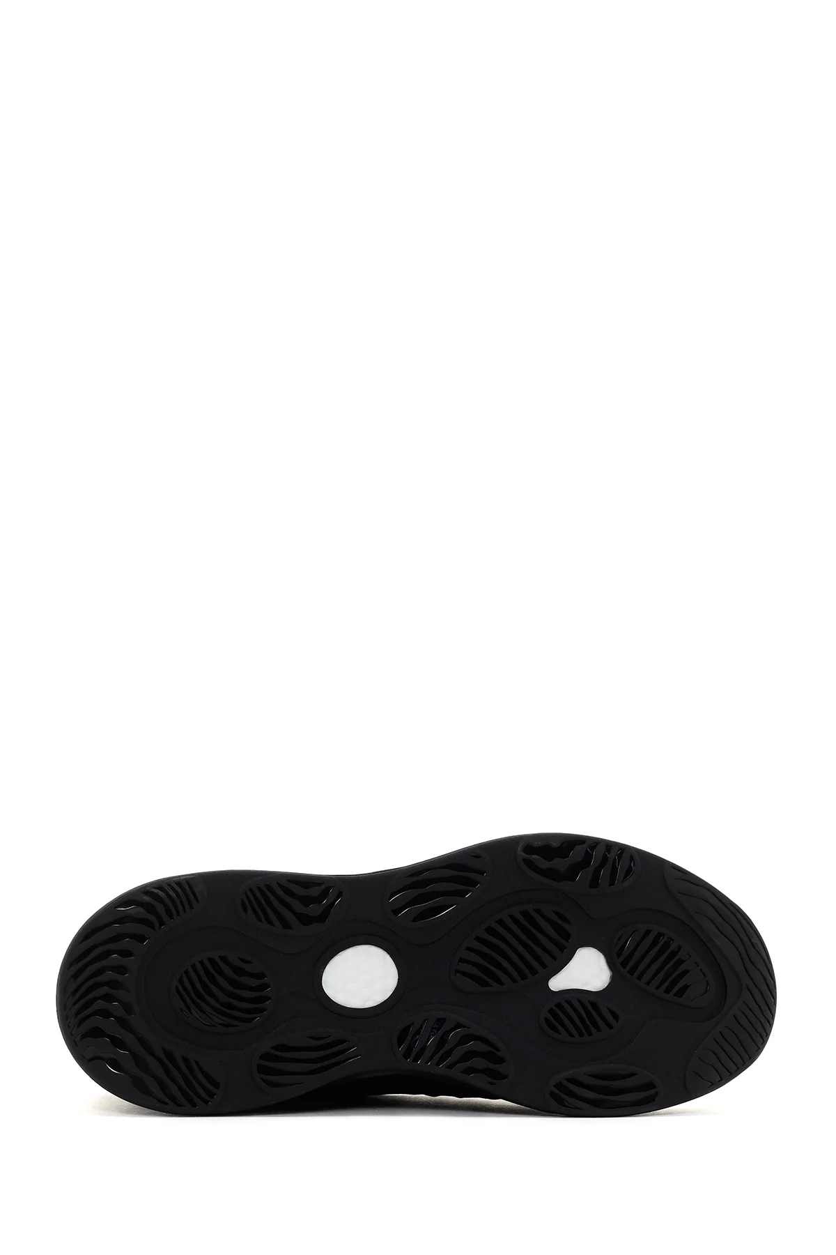 Erkek Siyah Kalın Tabanlı Deri Sneaker - Image 4