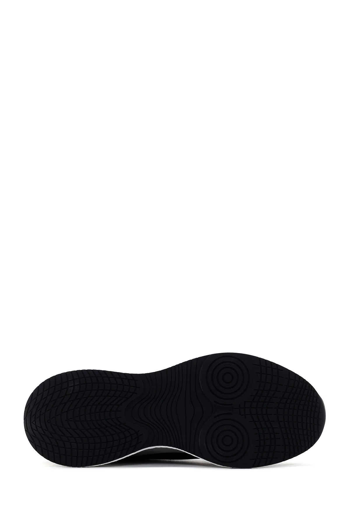 Erkek Siyah Kalın Tabanlı Deri Sneaker - Image 4
