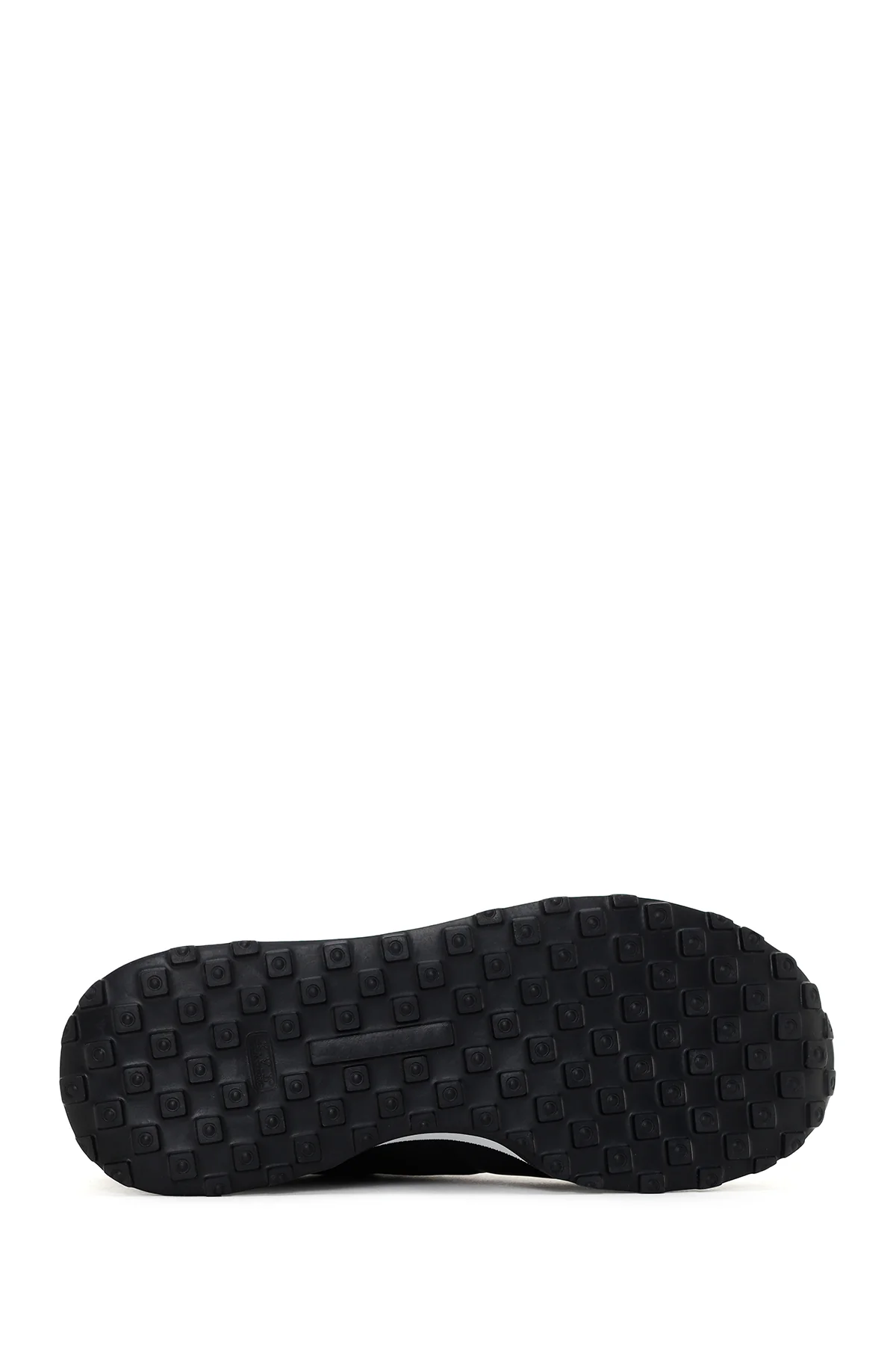 Erkek Siyah Kalın Tabanlı Deri Sneaker - Image 4