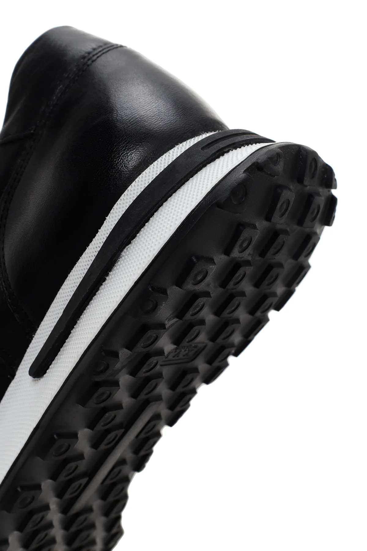 Erkek Siyah Kalın Tabanlı Deri Sneaker - Image 8